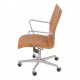 Arne Jacobsen oxford office chair with cognac aniline leather