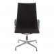 Charles Eames EA-108 chair with black hopsak fabric