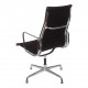 Charles Eames EA-108 chair with black hopsak fabric