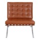 Mies Van der Rohe New Barcelona chair with cognac leather