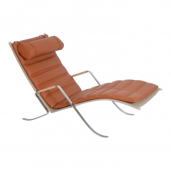 Preben Fabricius and Jørgen Kastholm Lounge chair model FK87 Grasshopper 