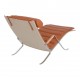 Preben Fabricius and Jørgen Kastholm Lounge chair model FK87 Grasshopper 