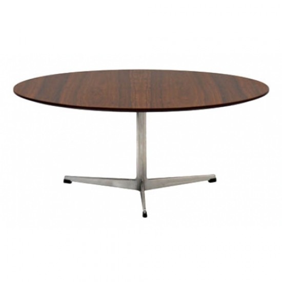 Arne Jacobsen Rosewood Circular Coffee Table 