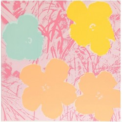 Andy Warhol 1928-1987 cd Flowers; Litografi Andy Warhol 1928-1987 cd Flowers; Litografi