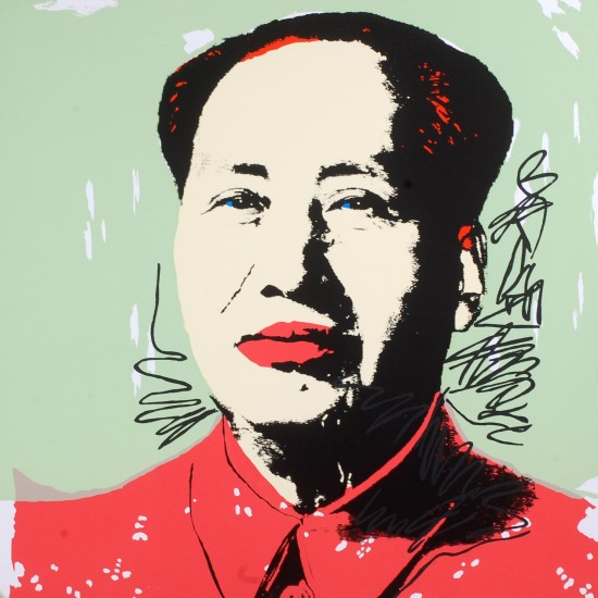 Andy Warhol 1928-1987 10 pieces cd Mao Zedong; Lithography "Mao"