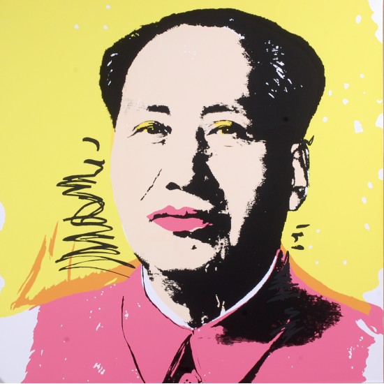 Andy Warhol 1928-1987 10 pieces cd Mao Zedong; Lithography "Mao"