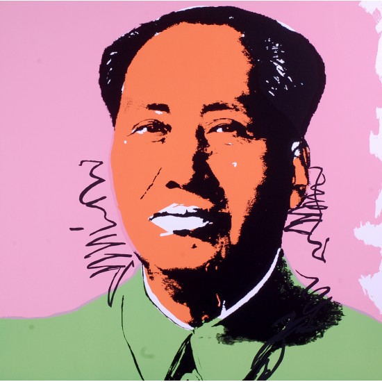 Andy Warhol 1928-1987 10 stk cd Mao Zedong; Litografi "Mao"