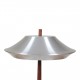 Jo Hammerborg 'Ambassador' aluminium and rosewood table lamp