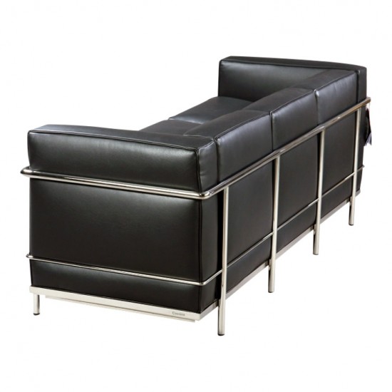 Le Corbusier New sofa, LC 2/3 with black leather