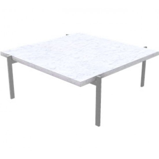 Poul Kjærholm (1929-1980), PK-61 white marble table 80x80