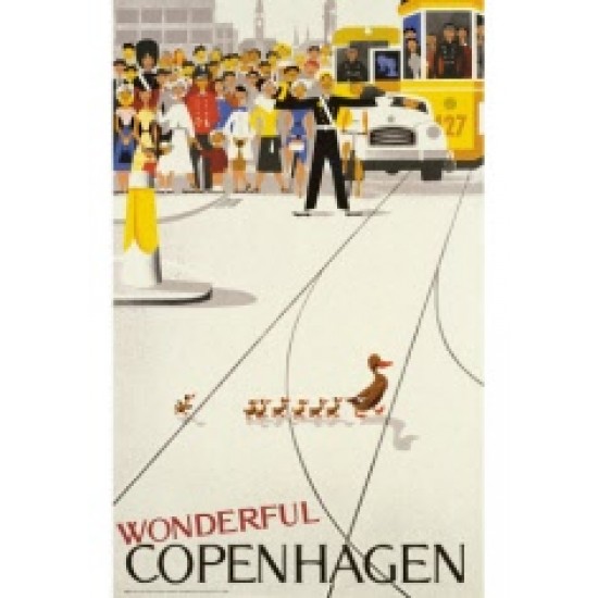 Viggo Vagnby's Danish Classic Wonderful Copenhagen Poster