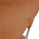 Arne Jacobsen 3207 armchair in patinated cognac leather