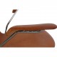 Arne Jacobsen 3207 armchair in patinated cognac leather