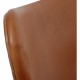 Arne Jacobsen 3207 armchair in patinated cognac leather