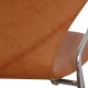 Arne Jacobsen 3207 armchair in patinated cognac leather