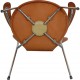 Arne Jacobsen 3207 armchair in patinated cognac leather