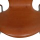 Arne Jacobsen 3207 armchair in patinated cognac leather