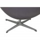 Arne Jacobsen Egg chair in blue fabric