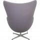 Arne Jacobsen Egg chair in blue fabric