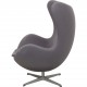 Arne Jacobsen Egg chair in blue fabric