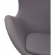 Arne Jacobsen Egg chair in blue fabric