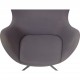 Arne Jacobsen Egg chair in blue fabric