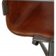 Arne Jacobsen Høj Oxford kontorstol i patineret cognac læder