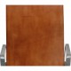 Arne Jacobsen Høj Oxford kontorstol i patineret cognac læder