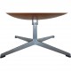 Arne Jacobsen Vintage Svane stol nybetrukket med Cognac Classic læder
