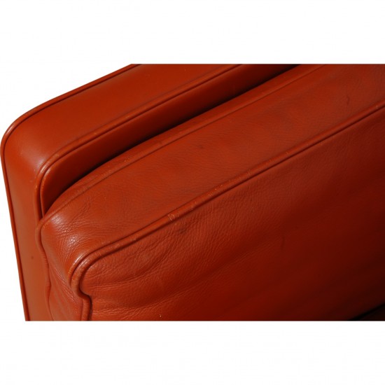 Børge Mogensen 3.personers 2213 sofa i patineret cognac læder