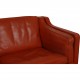 Børge Mogensen 3.personers 2213 sofa i patineret cognac læder