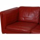 Børge Mogensen 3-personers 2333 sofa i rødt læder