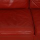 Børge Mogensen 3-personers 2333 sofa i rødt læder
