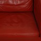Børge Mogensen 3-personers 2333 sofa i rødt læder