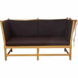 Børge Mogensen tremmesofa i brunt stof