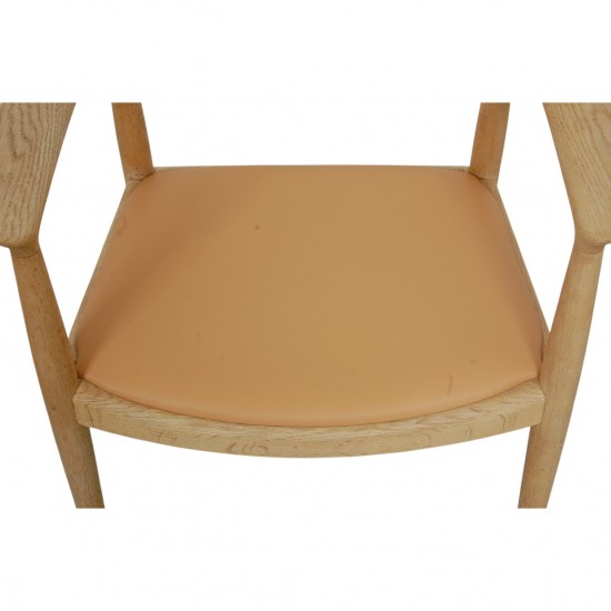 Hans Wegner The Chair i eg og Nevada sand læder