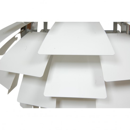 Poul Henningsen hvid Kogle lampe 48 Cm