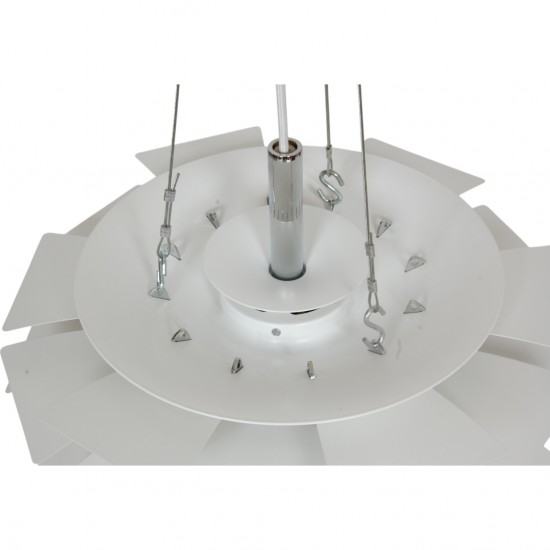 Poul Henningsen hvid Kogle lampe 48 Cm