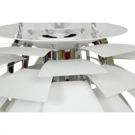 Poul Henningsen hvid Kogle lampe 48 Cm