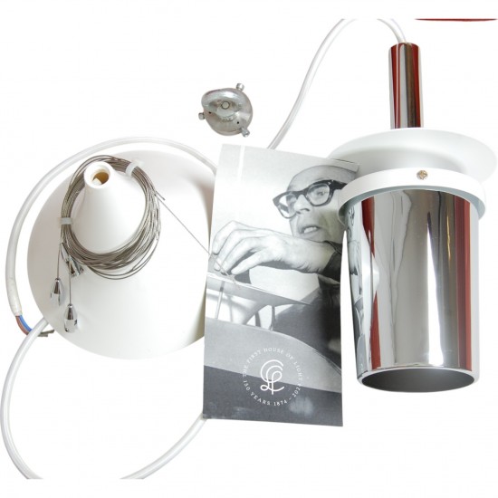 Poul Henningsen hvid Kogle lampe 48 Cm