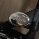 Charles Eames Ea-217 kontorstol nybetrukket med sort læder