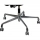 Charles Eames Ea-217 kontorstol nybetrukket med sort læder