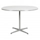 Piet Hein white Super circular table Ø: 100 Cm