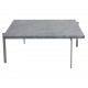 Poul Kjærholm Pk-61 coffee table grey marble 