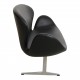 Arne Jacobsen Swan sofa in black leather