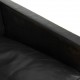 Poul Kjærholm PK-31/3 sofa i patineret sort læder Kold Chirstensen