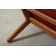 Hans Wegner GE-290 3. seater sofa in patinated red aniline leather