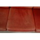 Hans Wegner GE-290 3. seater sofa in patinated red aniline leather