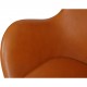 Arne Jacobsen Vintage Ægget stol i cognac anilin læder