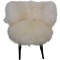 Danish chair of lambskin